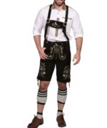 Albert Black Bavarian Lederhosen