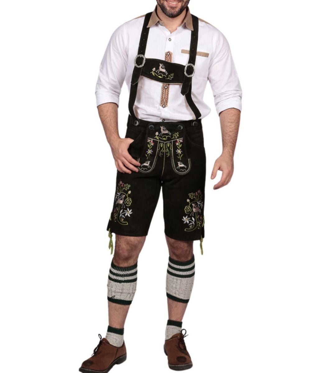 Albert Black Bavarian Lederhosen