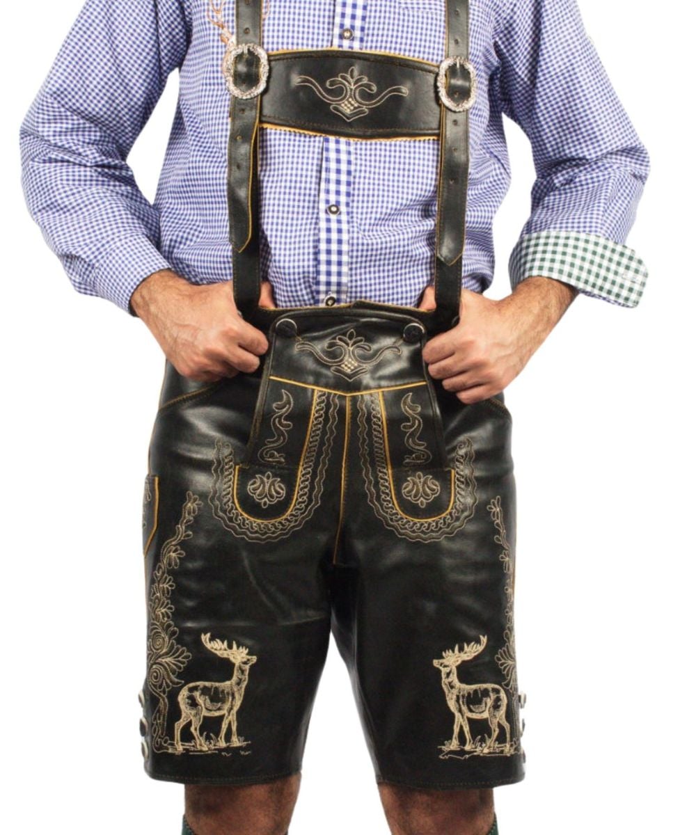 Armin Black German Lederhosen