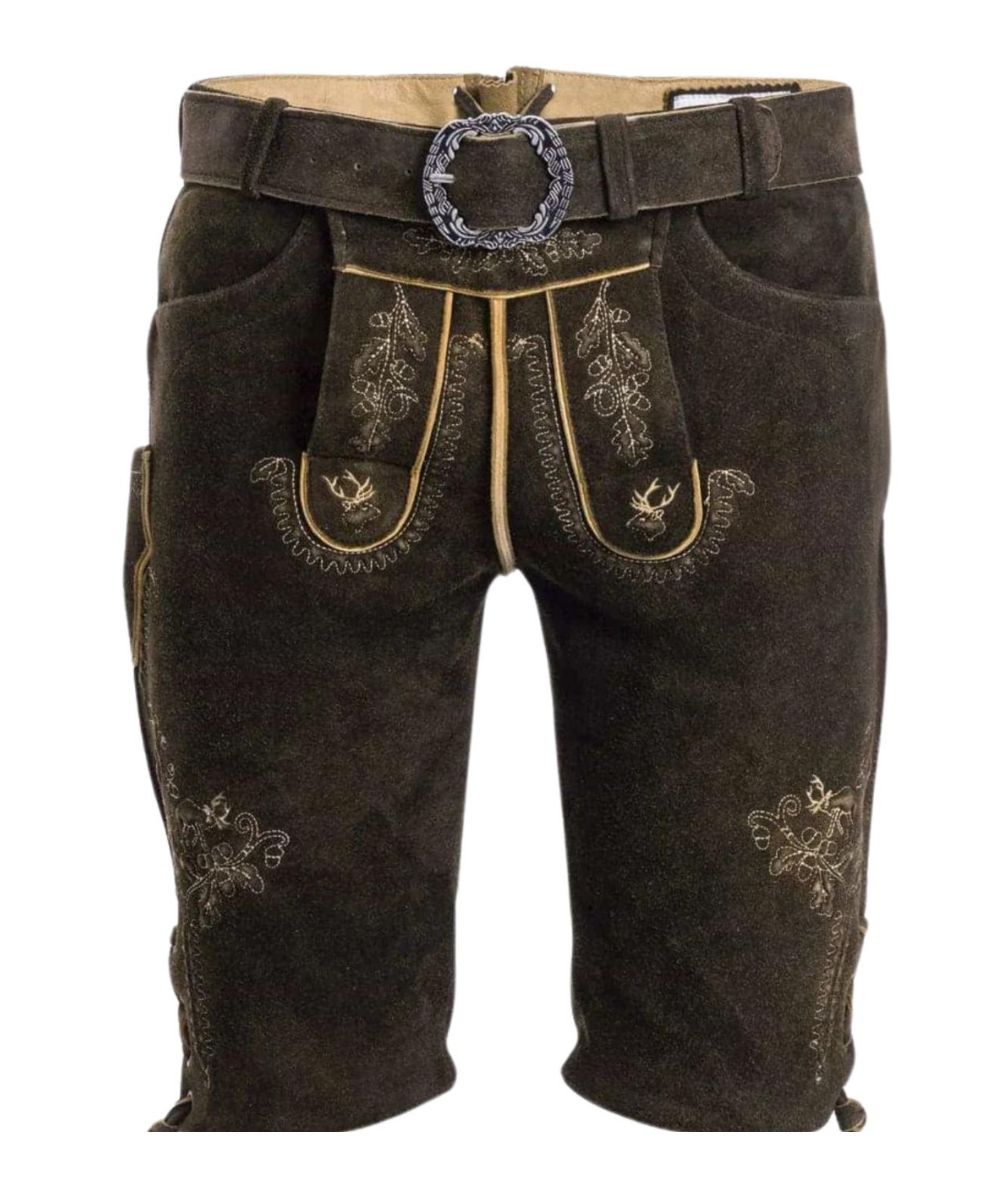 Christoph Dark Brown Lederhosen