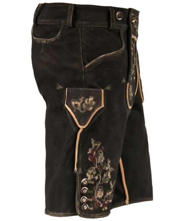 Henry Dark Brown Lederhosen