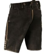 Henry Dark Brown Lederhosen
