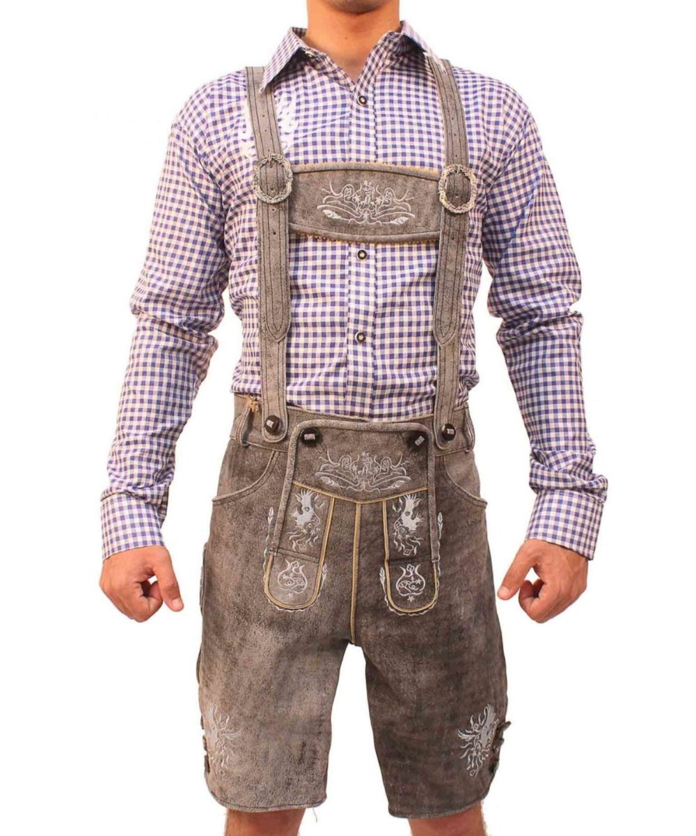 Ignaz Grey Bavarian Lederhosen Ignaz Grey Bavarian Lederhosen