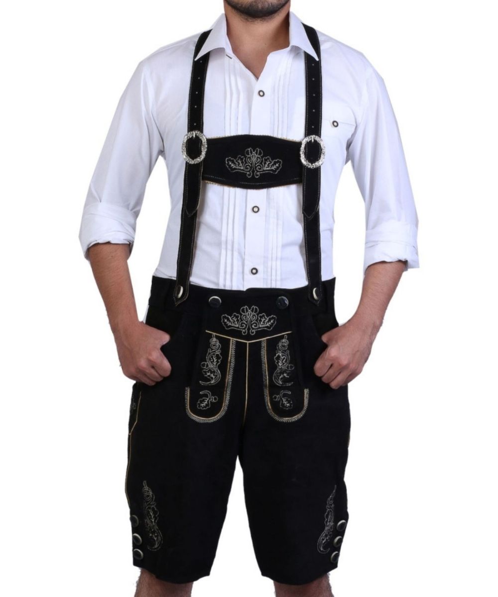 Isidor Black Bavarian Lederhosen Isidor Black Bavarian Lederhosen