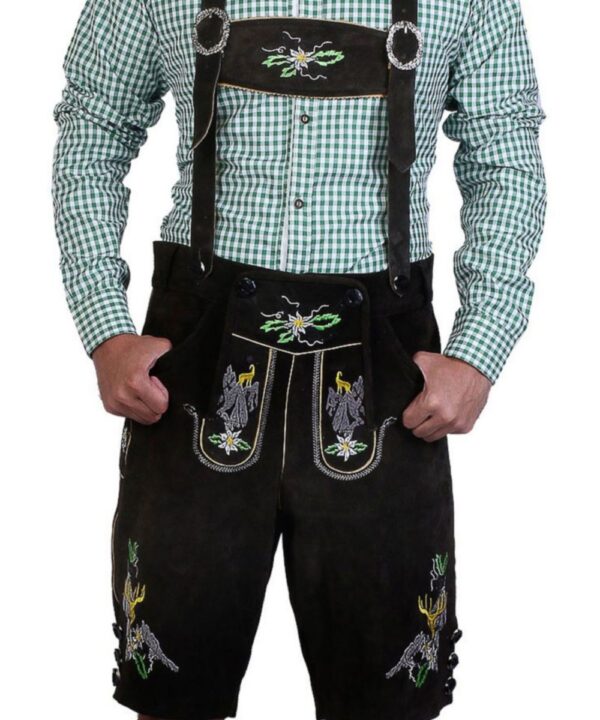 Ortwin Black Bavarian Lederhosen