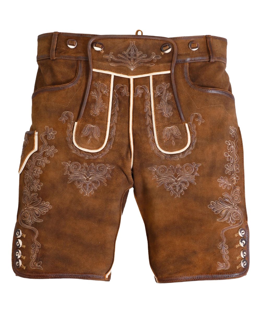 Classic Brown Lederhosen for Oktoberfest Classic Brown Lederhosen for Oktoberfest